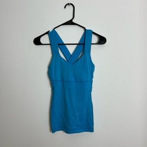 Lululemon Workout Tank Blue Sz 4